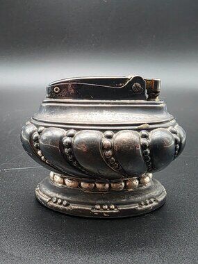 Vintage Silver Plate Ronson  "CROWN " Table Lighter